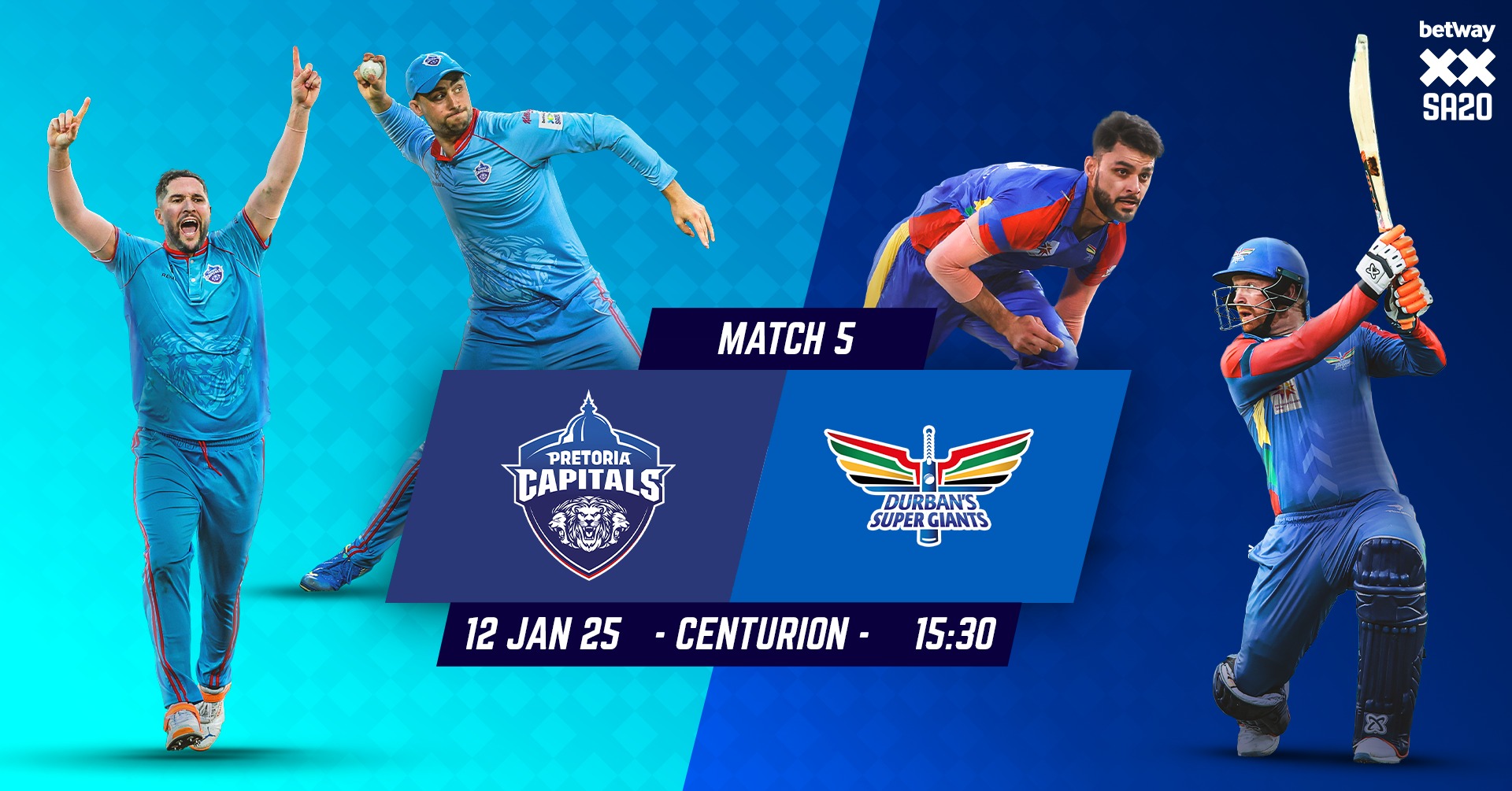 LIVE Pretoria Capitals Vs Durban S Super Giants SA20