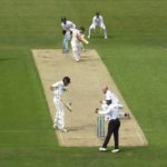 Henry Nicholls bizarre dismissal 2022