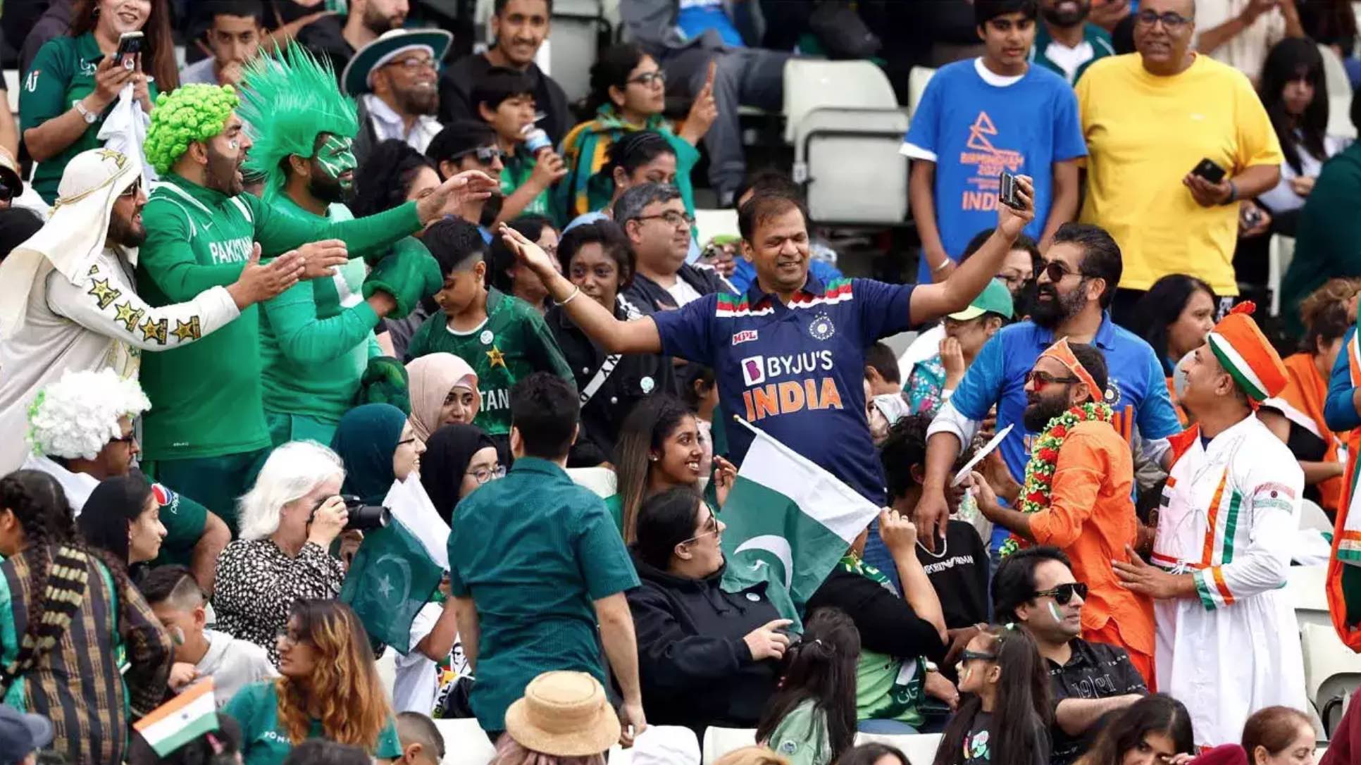 India, Pakistan fans find common ground