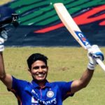 Shubman Gill India century 22 Aug 2022