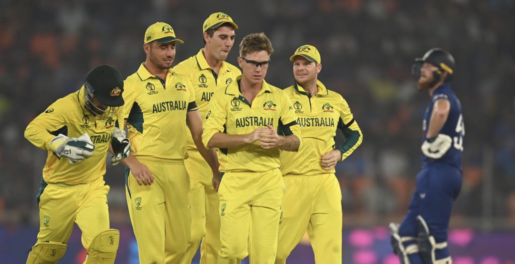 Adam Zampa Eng 4 Nov 2023 Gareth Copley Getty Images