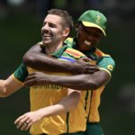 Anrich Nortje Kagiso Rabada 19 June 2024 Gareth Copley Getty Images