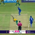 Watch: Rabada strikes twice in semi-final