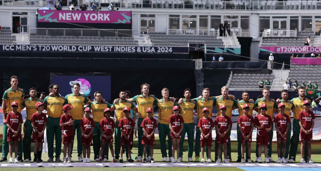 Proteas anthem T20WC 2024 Robert Cianflone Getty Images