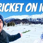 Watch: Saffa plays cricket on ice in Switzerland