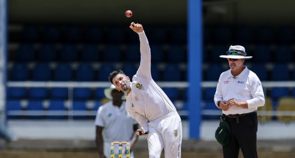 Keshav Maharaj 9 Aug 2024 Daniel Prentice Gallo Images