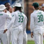 Proteas celebrate wicket 18 Aug 2024