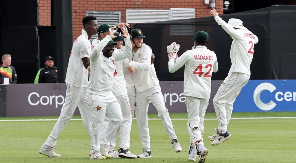 Zimbabwe wicket Ire Test 2024