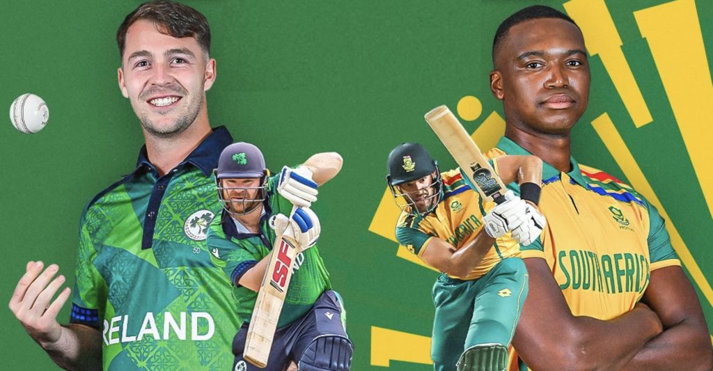 LIVE Ireland vs Proteas (1st T20I)