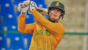 Ryan Rickelton batting 27 Sep 2024 @ProteasMenCSA