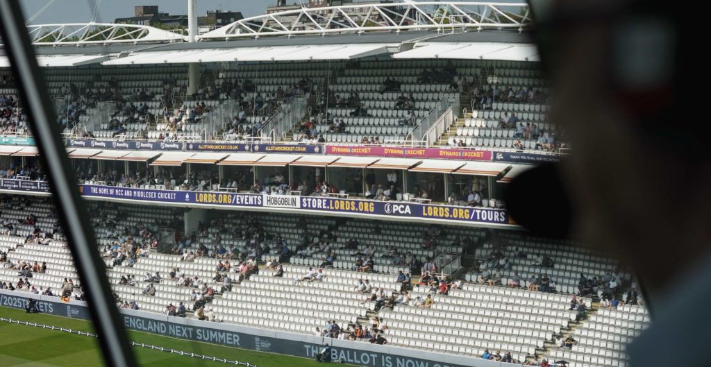 Small Lord's crowd @bbctms