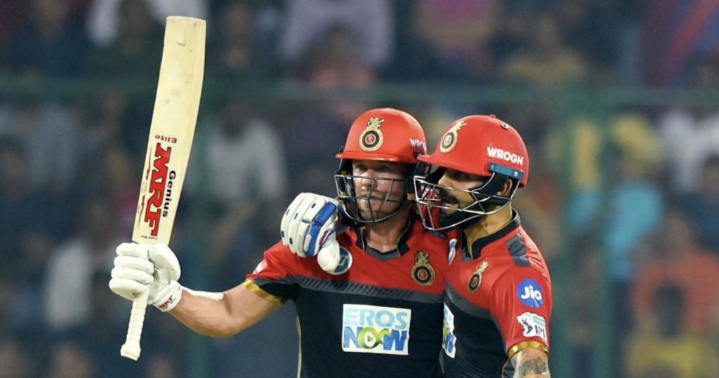 AB de Villiers Virat Kohli RCB