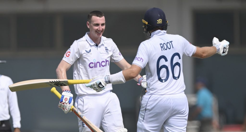 Harry Brook Joe Root 10 Oct 2024 Stu Forster Getty Images