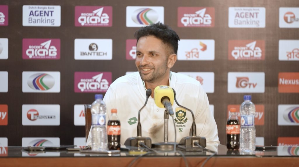 Keshav Maharaj presser 23 Oct 2024