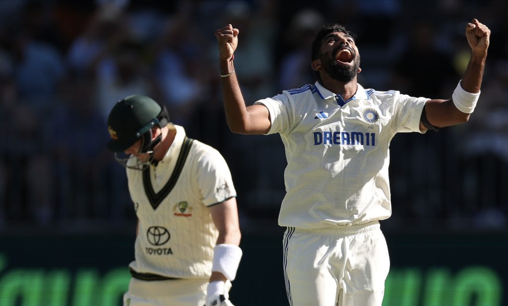 Jasprit Bumrah Steve Smith 22 Nov 2024 Cameron Spencer Getty Images