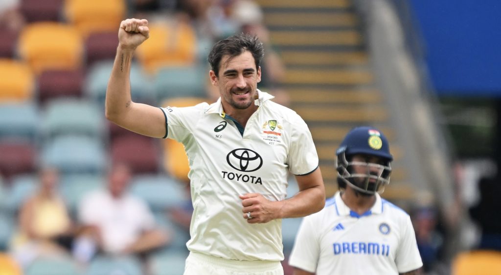 Mitchell Starc 16 Dec 2024 Bradley Kanaris Getty Images