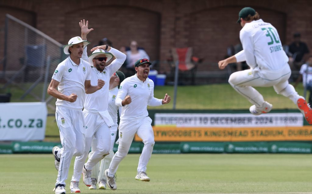 Proteas wicket 8 Dec 2024 Richard Huggard Gallo Images