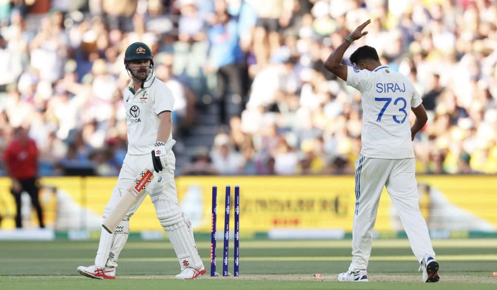 Travis Head Mohammed Siraj 7 Dec 2024 Paul Kane Getty Images