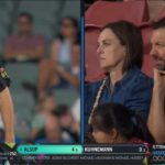 BBL bowler smashed for six dad takes catch