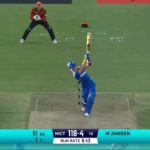 Watch: Brevis smashes Jansen for six