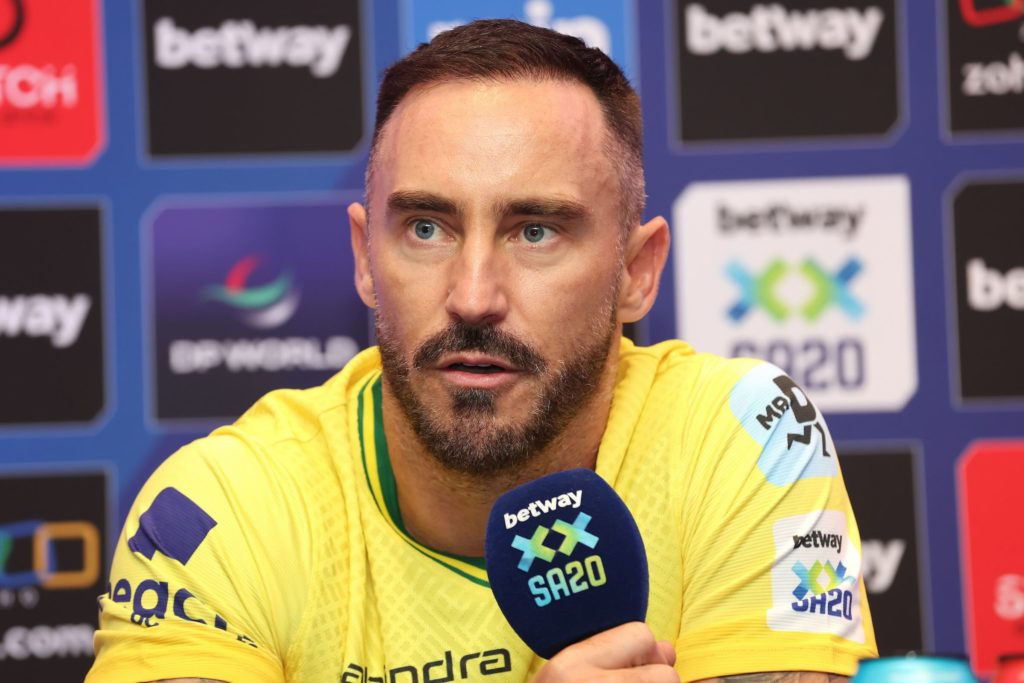 Faf du Plessis 8 Jan 2025 Shaun Roy Sportzpics