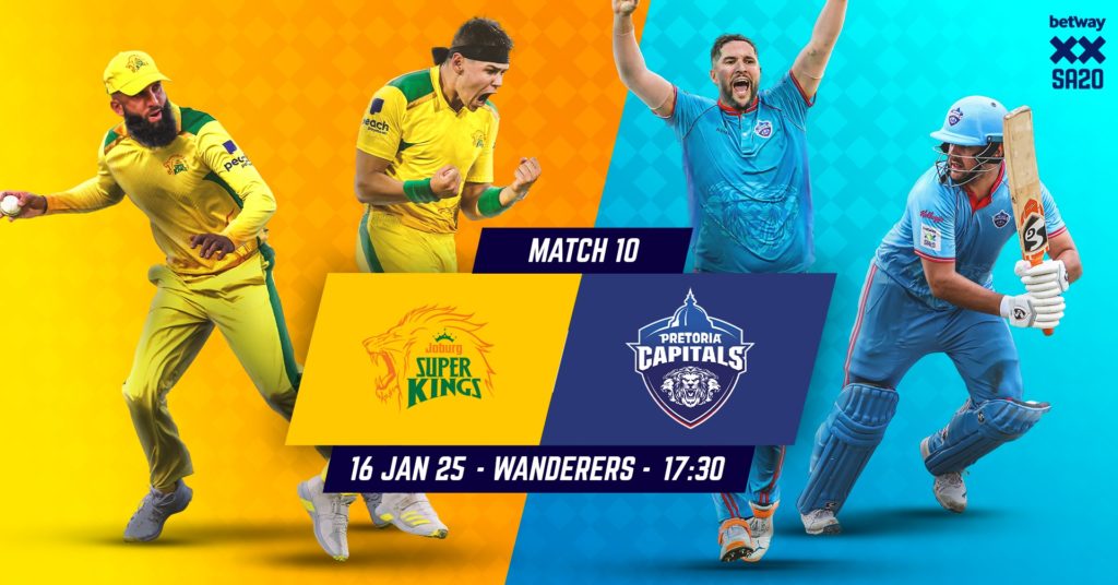 LIVE: Joburg Super Kings vs Pretoria Capitals (SA20)