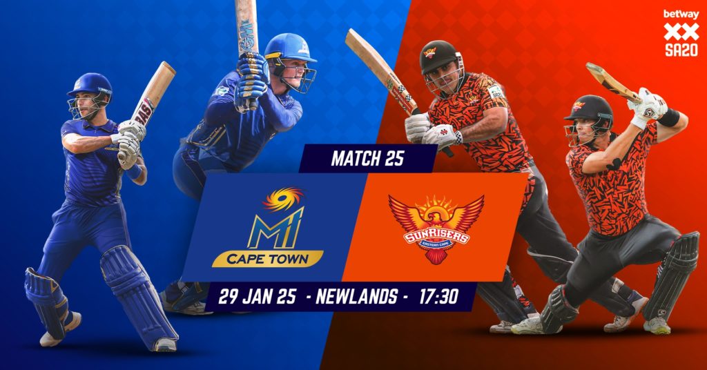 RECAP: MI Cape Town vs Sunrisers Eastern Cape (SA20)