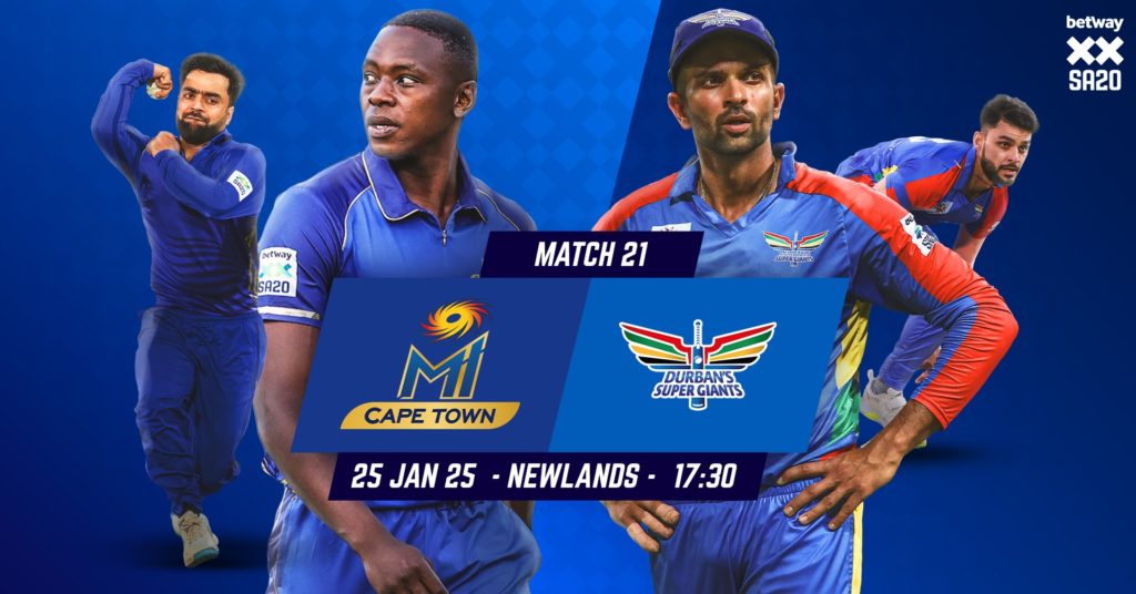 RECAP: MI Cape Town vs Durban's Super Giants (SA20)