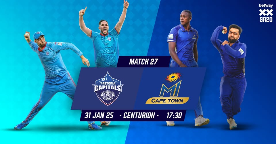 RECAP: Pretoria Capitals vs MI Cape Town (SA20)