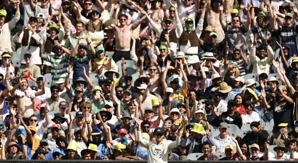 Sam Konstas crowd MCG 27 Dec 2024 Quinn Rooney Getty Images