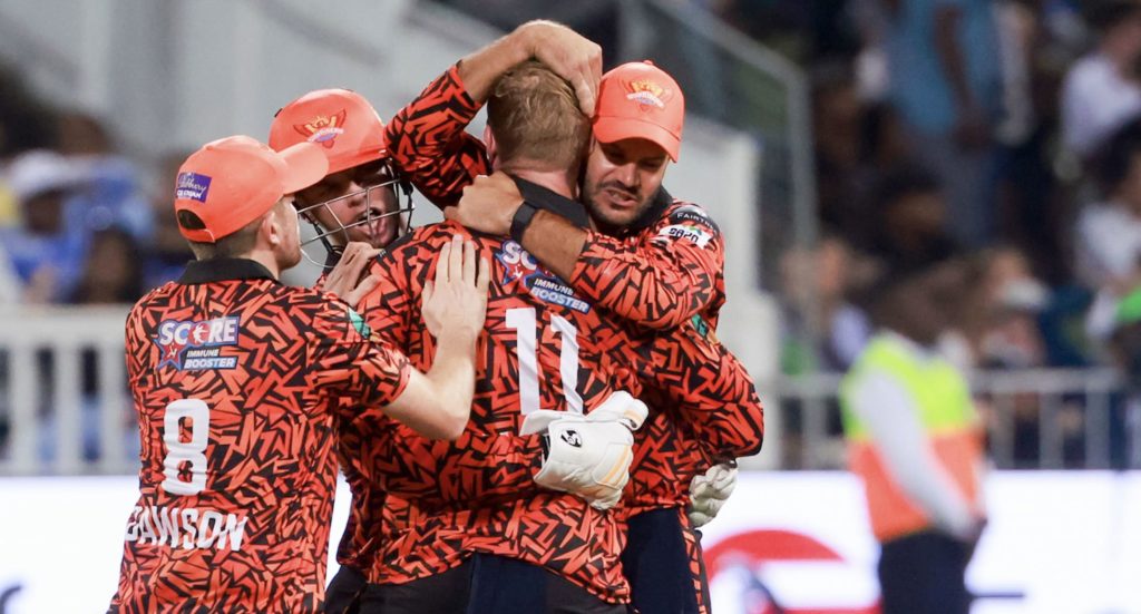 Sunrisers wicket 17 Jan 2025 Rogan Ward Sportzpics