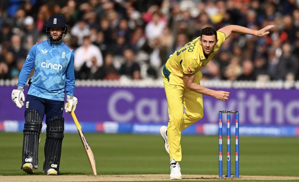 Josh Hazlewood ODI 2024 Gareth Copley Getty Images