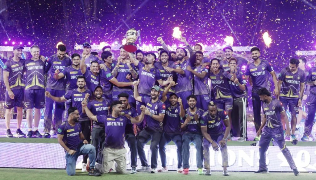 Kolkata Knight Riders 2024 trophy BCCI