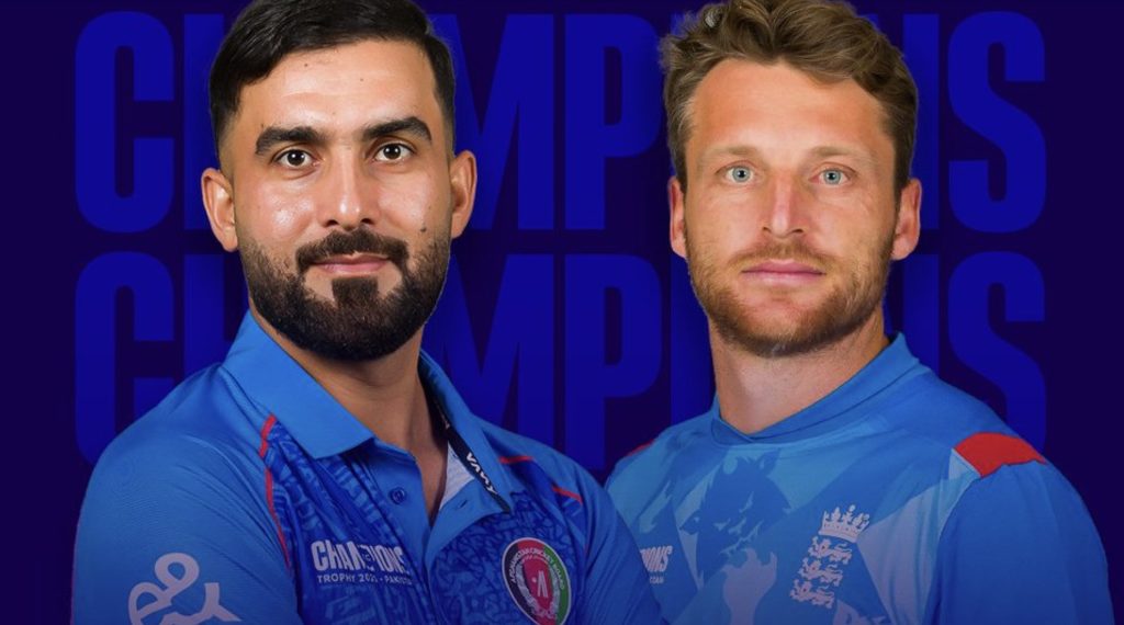 LIVE- Afghanistan vs England (Champions Trophy)