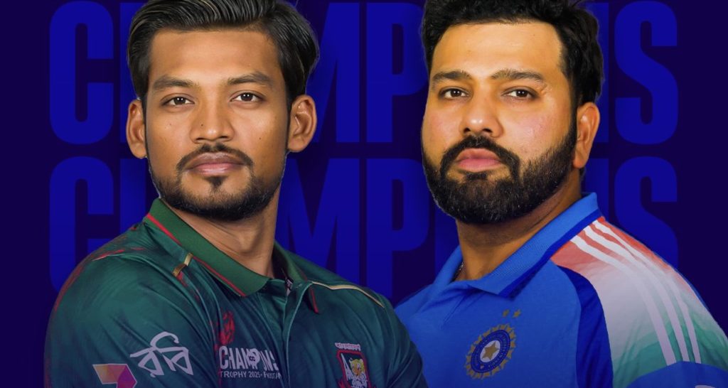 LIVE- Bangladesh vs India (Champions Trophy)