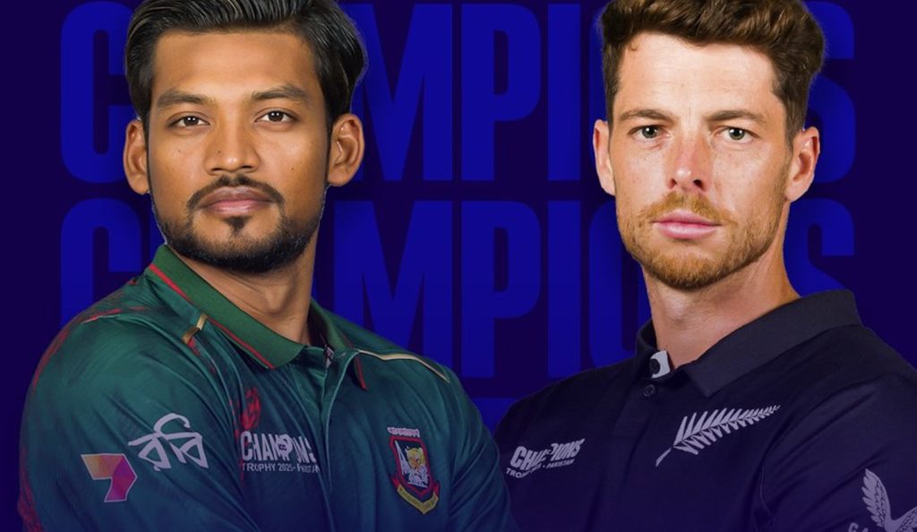 LIVE- Bangladesh vs New Zealand (Champions Trophy)