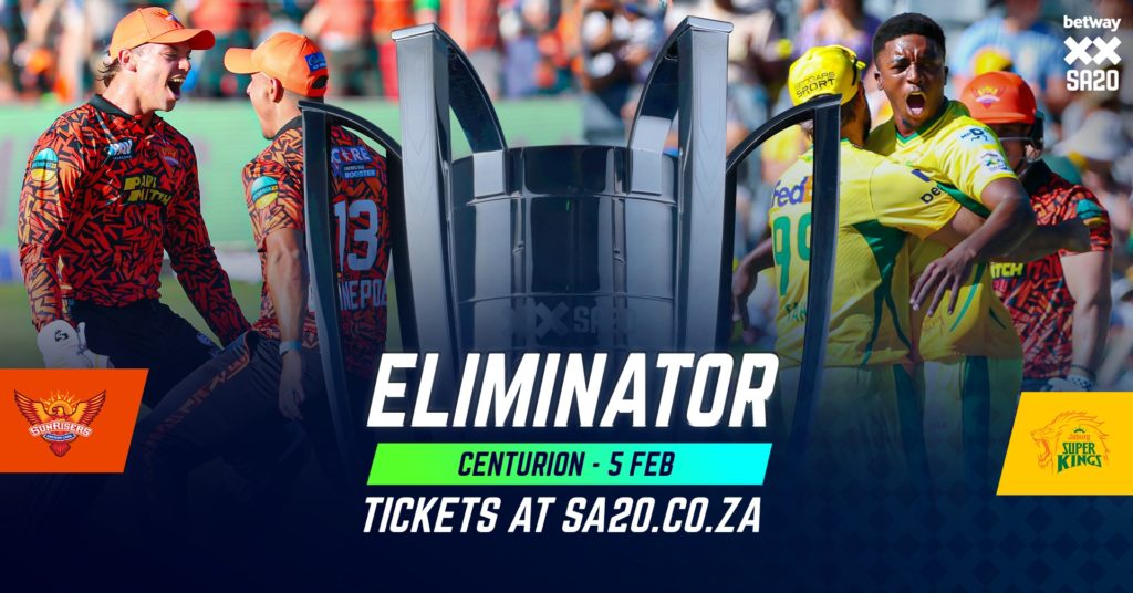 LIVE: Sunrisers Eastern Cape vs Joburg Super Kings (SA20)