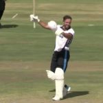 Watch: AB hits 28-ball hundred for Titans Legends