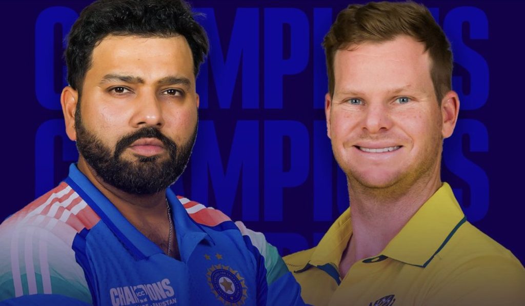 LIVE- India vs Australia (Champions Trophy)