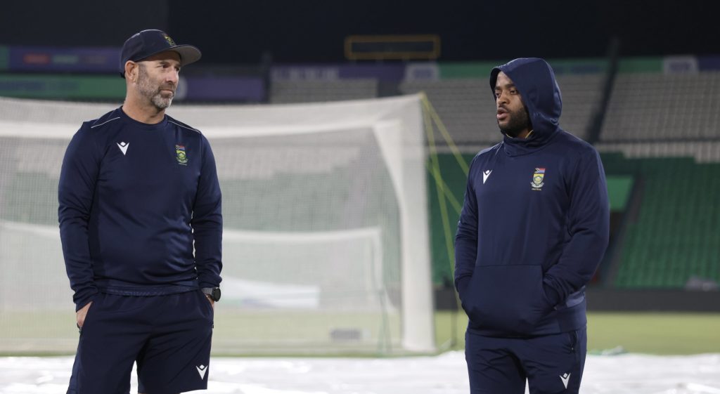 Rob Walter Temba Bavuma 4 March 2025 Matthew Lewis ICC via Getty Images